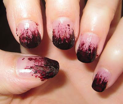 20-Halloween-Inspired-Zombie-Nail-Art-Ideas-2018 -The-Walking-Dead-Nails-9