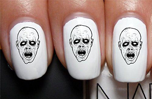 Halloween-Inspired-Zombie-Nails-Art-Decals-2018 -The-Walking-Dead-Nails-7