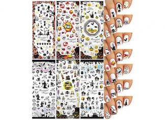 Very-Simple-Halloween-Nail-Stickers-For-Girls-Women-2018-F