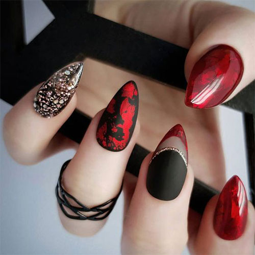 18-Black-Red-Halloween-Inspired-Nails-Art-Ideas-2018-14