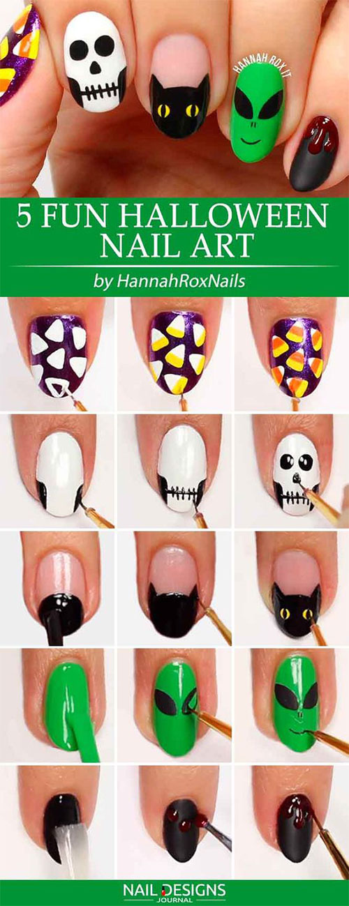 Step-By-Step-Easy-Halloween-Nail-Art-Tutorials-For-Beginners-2018-3