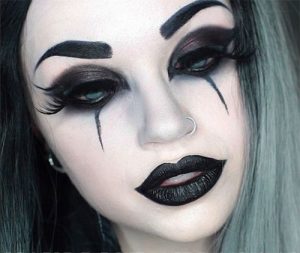 12+ Gothic Halloween Makeup Ideas, Styles & Looks 2018 - Idea Halloween