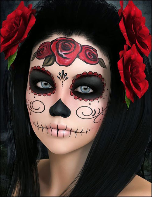 20-Skull-Skeleton-Halloween-Makeup-Ideas-Looks-2018-11