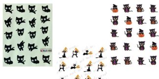 12-Halloween-Black-Cat-Nail-Art-Stickers-2019-F