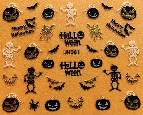 12-Pumpkin-Nails-Art-Stickers-Designs-Trends-For-Halloween-2019-4