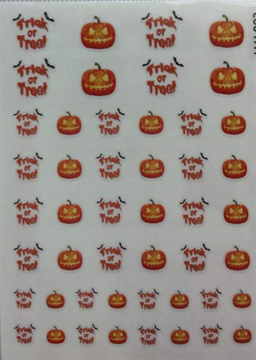 12-Pumpkin-Nails-Art-Stickers-Designs-Trends-For-Halloween-2019-7