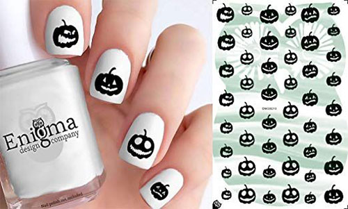 12-Pumpkin-Nails-Art-Stickers-Designs-Trends-For-Halloween-2019-8