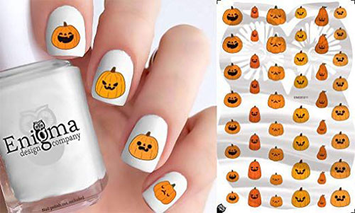 12-Pumpkin-Nails-Art-Stickers-Designs-Trends-For-Halloween-2019-9