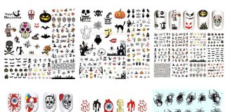 12-Simple-Halloween-Inspired-Nails-Art-Stickers-2019-F
