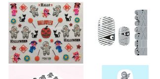 Halloween-Mummy-Nail-Art-Stickers-Decals-Designs-Trends-2019-F