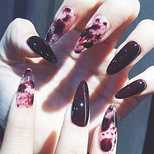 Halloween-Themed-Acrylic-Gel-Nail-Stickers-Designs-Trends-2019-3
