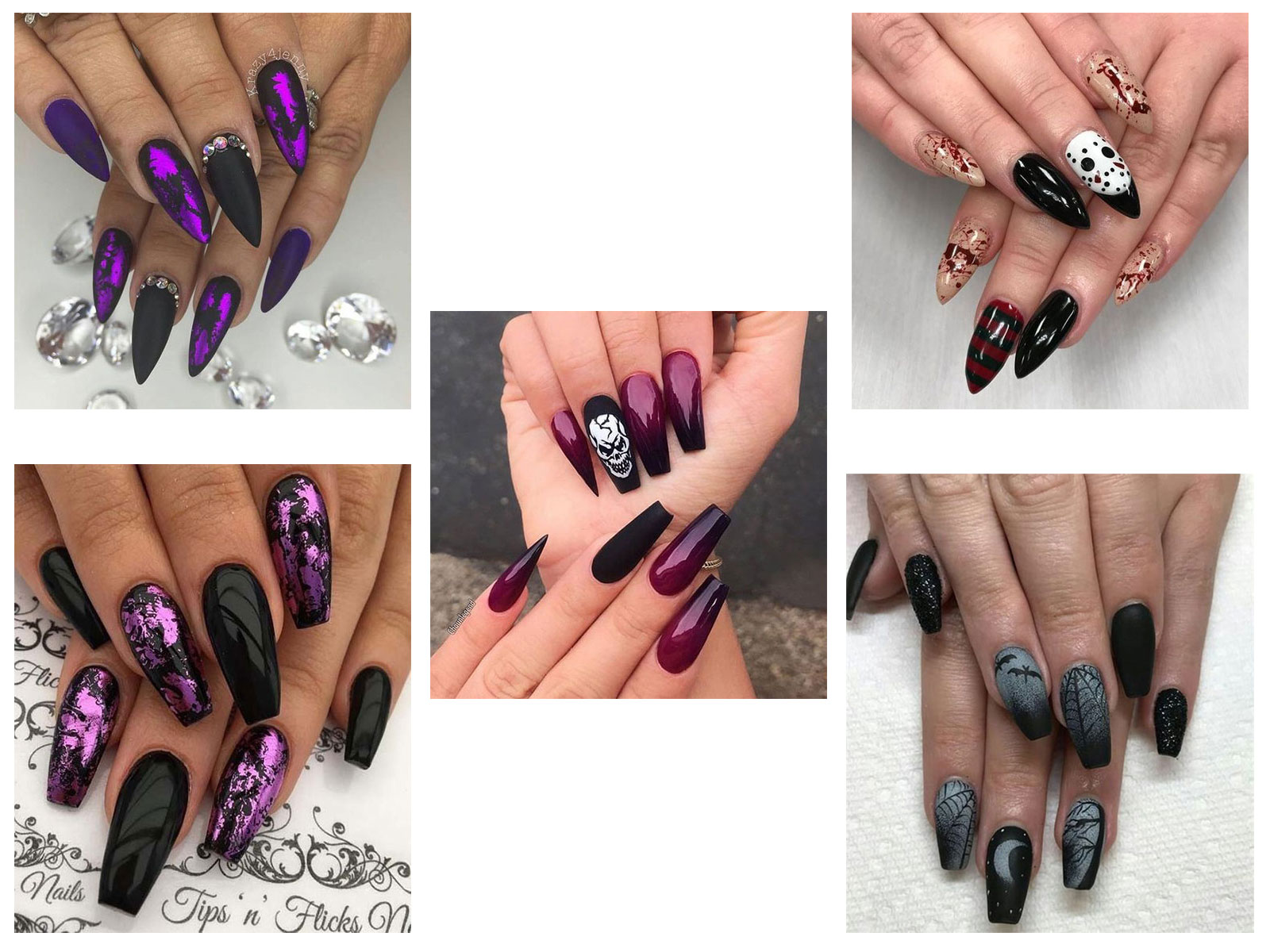 9. Classy Halloween Nail Trends - wide 10