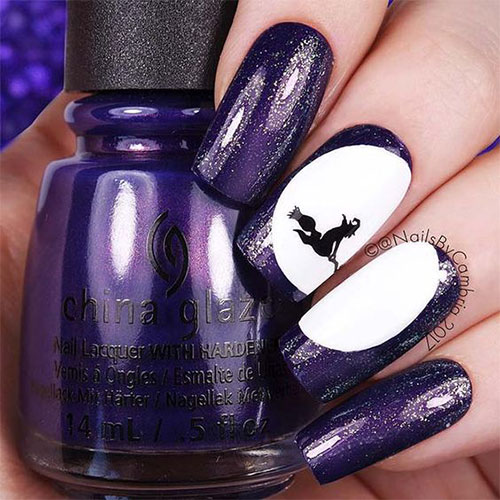 15-Last-Minute-Quick-Scary-Halloween-Nails-Art-Designs-2019-4