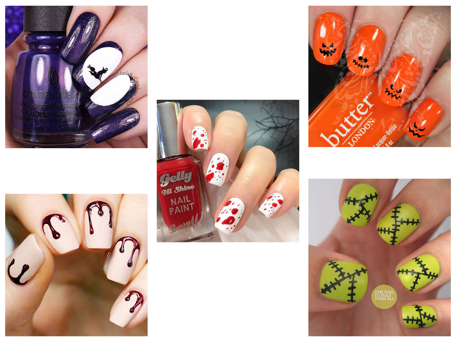 15-Last-Minute-Quick-Scary-Halloween-Nails-Art-Designs-2019-F