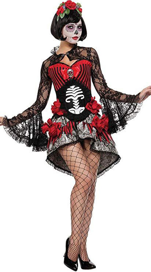 50-Creepy-Scary-Cheap-Halloween-Costume-Ideas-For-Girls-Women-2019-29