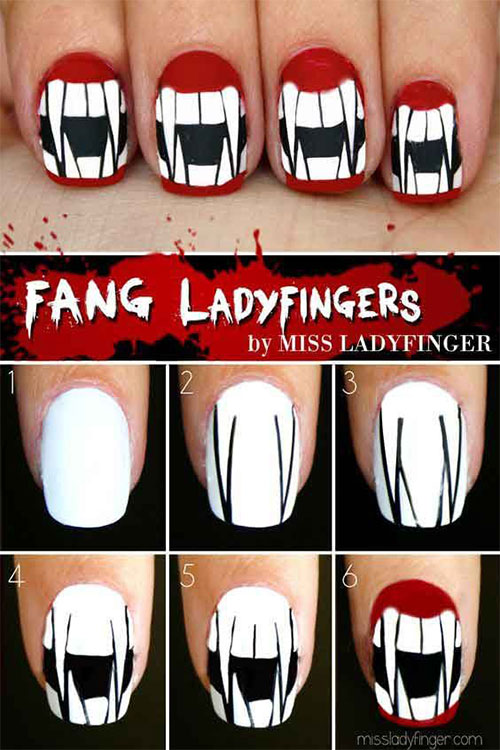 Step-By-Step-Halloween-Vampire-Nails-Art-Tutorials-For-Beginners-2019-5