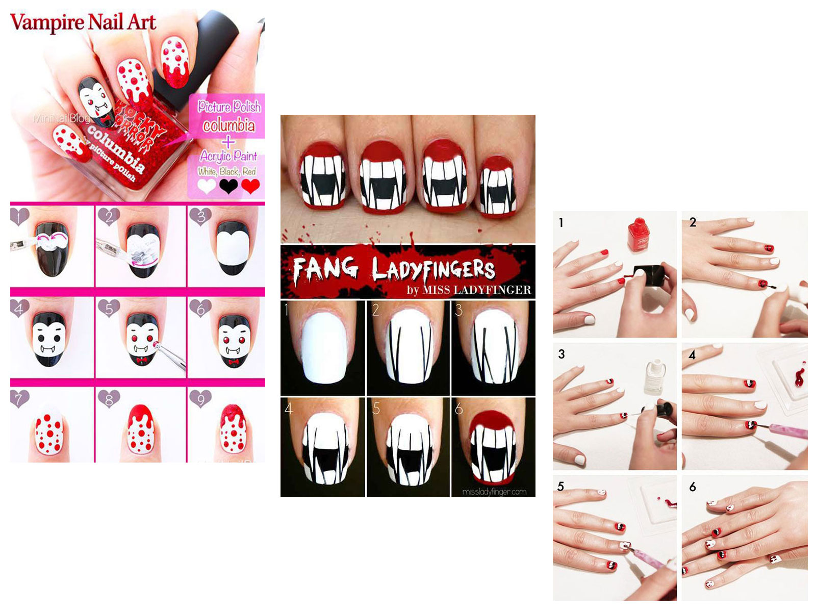 Step-By-Step-Halloween-Vampire-Nails-Art-Tutorials-For-Beginners-2019-F