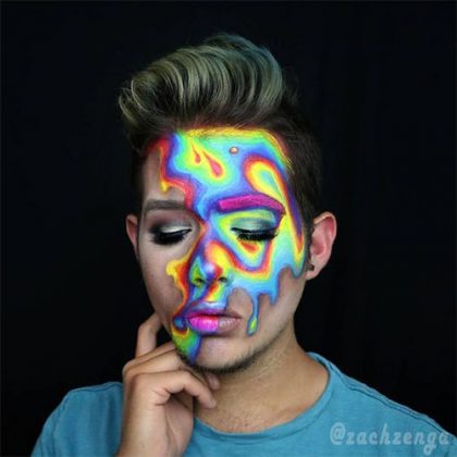 10+ Amazing Neon Face Paint & Makeup Ideas For Halloween 2019 - Idea ...