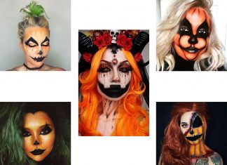 15-Scary-Pumpkin-Jack-o-Lantern-Halloween-Face-Makeup-Ideas-Looks-2019-F