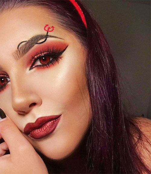 18-Horrifying-Devil-Halloween-Face-Makeup-Ideas-Styles-Trends-2019-15