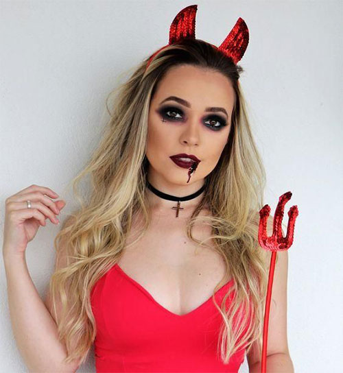 18-Horrifying-Devil-Halloween-Face-Makeup-Ideas-Styles-Trends-2019-8