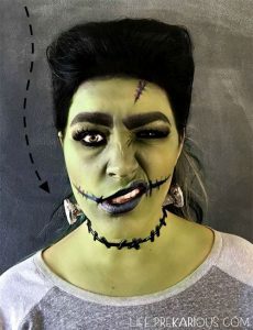 20+ Very Scary Halloween Neck Makeup Looks, Styles & Ideas 2019 - Idea ...
