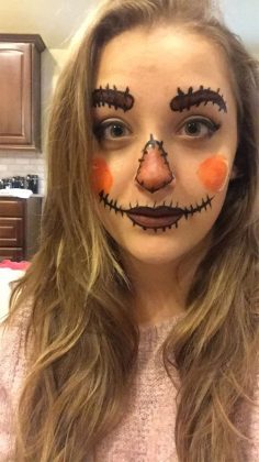 25+ Last Minute Very Easy Halloween Makeup Looks & Ideas 2019 - Idea ...